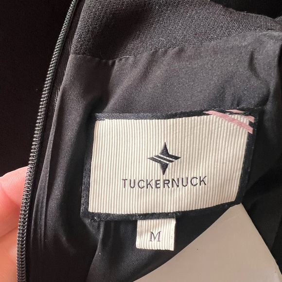 Tuckernuck Black Feather Mod Dress Size M - Picture 4 of 9